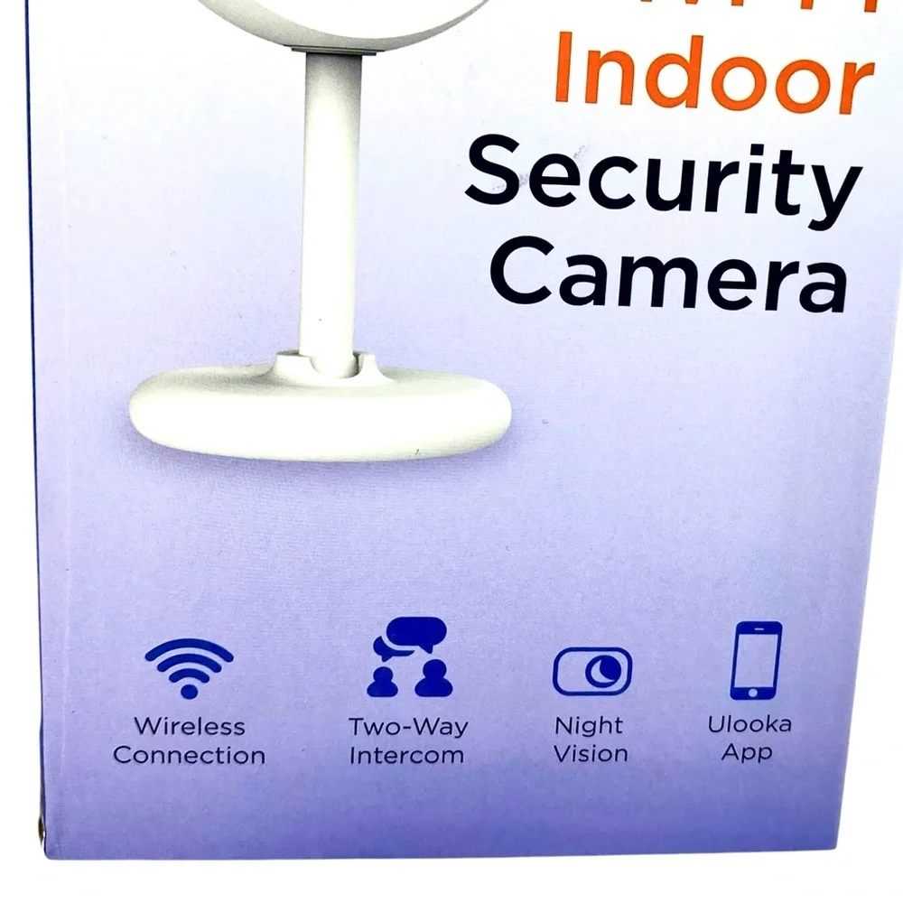 Vivitar White Wi-Fi Indoor Security Camera